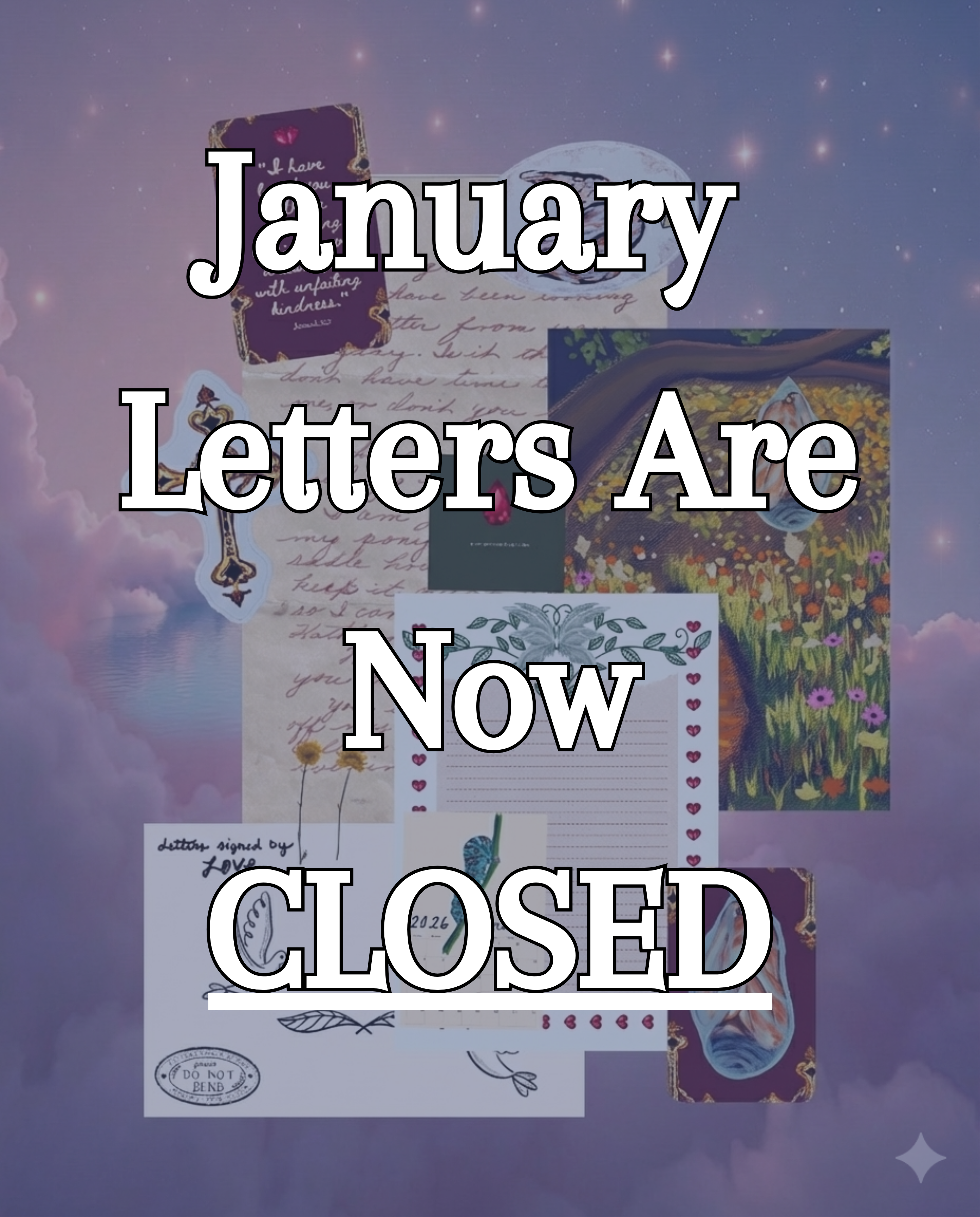 Monthly Plan - Letters
